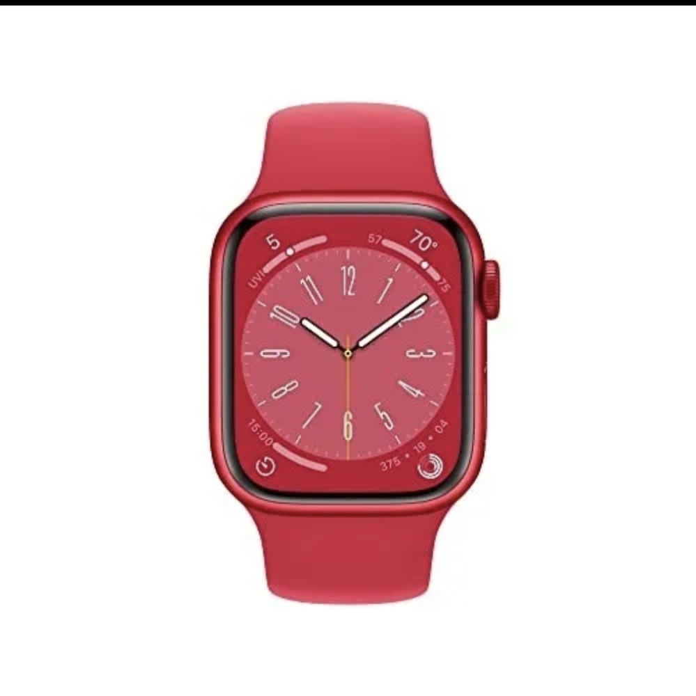 Apple Watch Series 8 41mm Aluminum Case with Sport Band - GPS/ WI-FI RED…